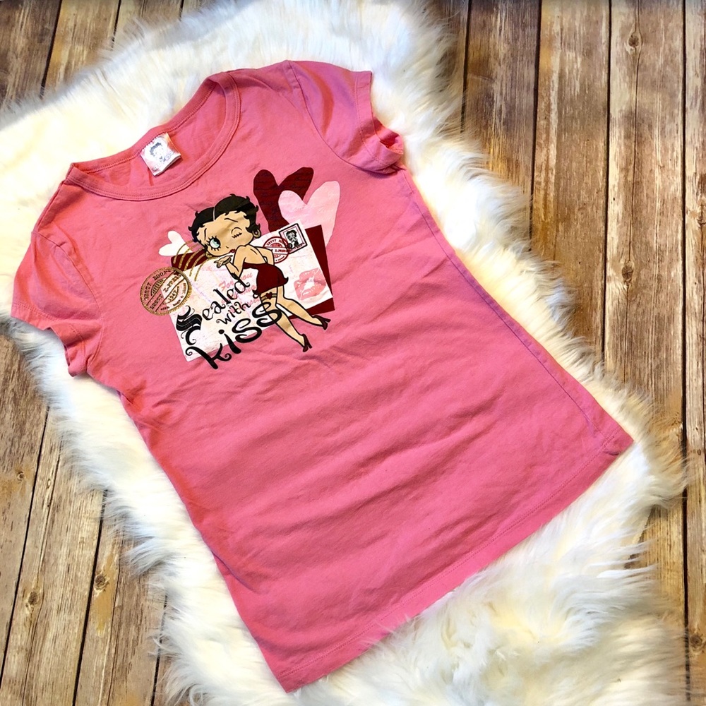XS Betty Boop T-Shirt in pink